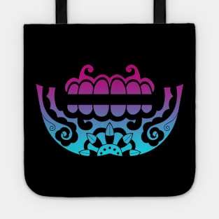 Sugar Skull Teeth Vaporwave Tote