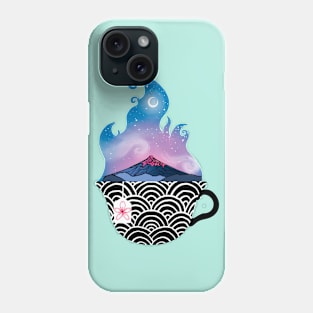 Fuji and Tea Phone Case