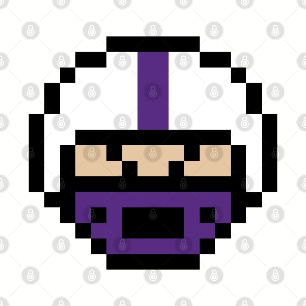 8-Bit Helmet - Fort Worth by The Pixel League