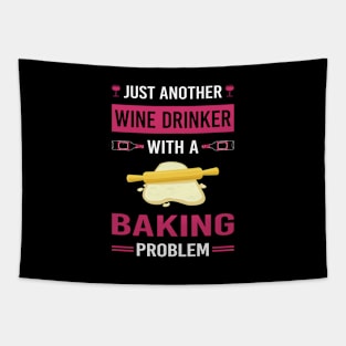 Wine Drinker Baking Bake Baker Bakery Tapestry