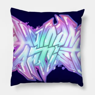 Human Artist - Street Art Style Pillow