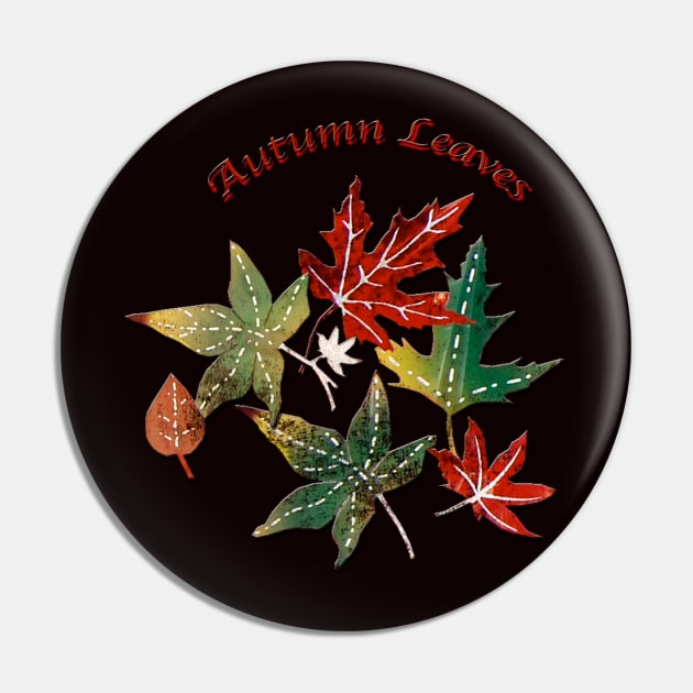 Autumn Leaves Pin by PaintingsbyArlette