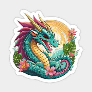 Tropical Dragon Majesty Magnet