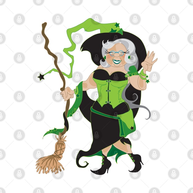 Granny Hex (green) by The Cuban Witch