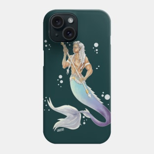 Principe protector del Mar (Mermaid and Triton) Phone Case