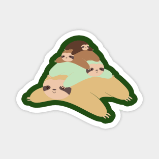 Funny sloth stack Magnet