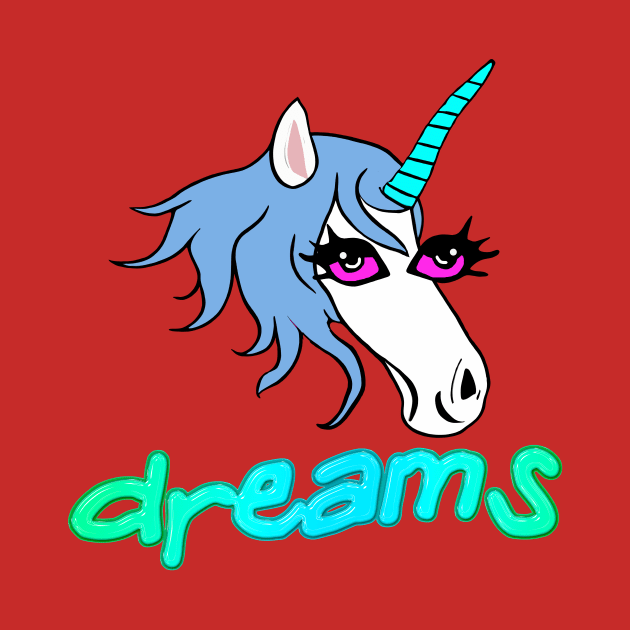 Magical Damp Dream Unicorn Skull Master Imagination overload Psychic Horse Play by Tiger Picasso