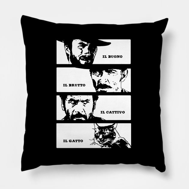 The Four Amigos Pillow by LordNeckbeard