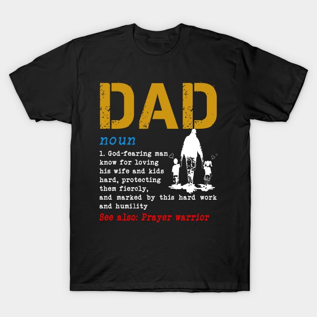 Christian Dad Definition Father's Day Dad Gift Women's T-Shirt