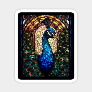 Beautiful peacock face Magnet