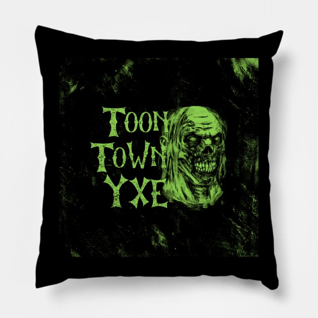 Toon Town YXE Horror The Deranged Ghoul Pillow by Stooned in Stoon