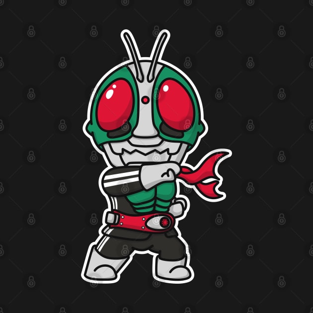 Kamen Rider Ichigou Ichigo Chibi Style Kawaii by The Toku Verse