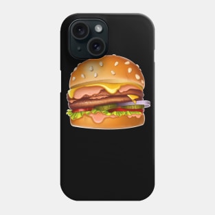 Big juicy burger Phone Case