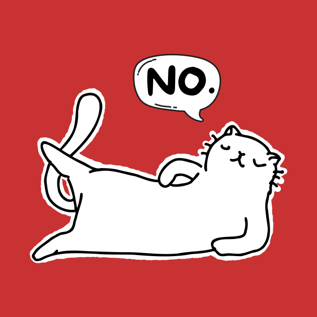Cat Says No by Teewyld