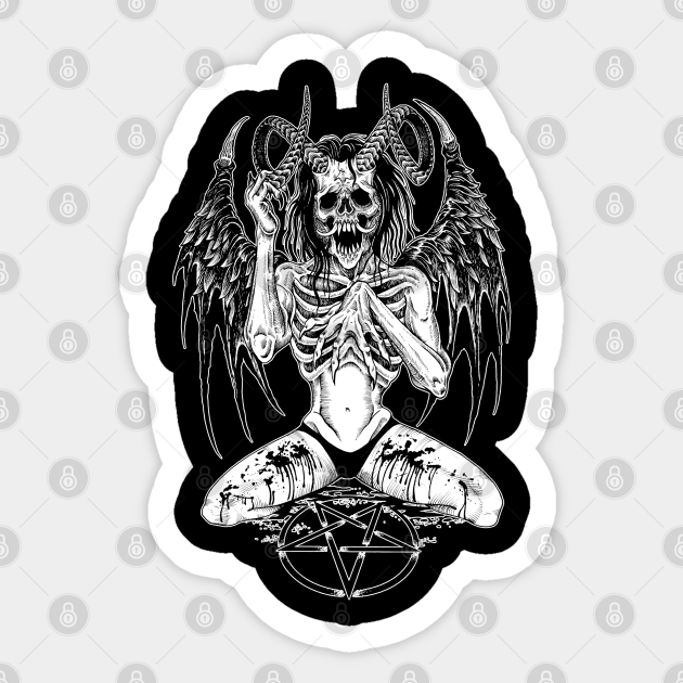 BTC Demon Witch (BACK PRINT!) - Demon - Sticker