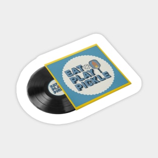 Get Your Groove on with Eat Play Pickle Vinyl Record Design Magnet