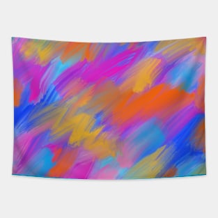 Colorful Abstract Art Design Tapestry