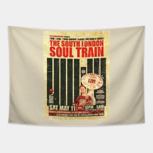 POSTER TOUR - SOUL TRAIN THE SOUTH LONDON 98 Tapestry