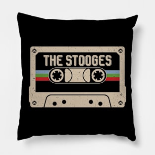 Personalized Stooges Name Birthday Vintage Cassette Tape Pillow