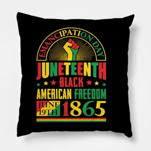 Juneteenth Black History Celebrating Pillow