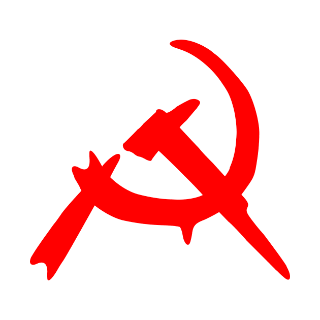 hammer and sickle by Tamie