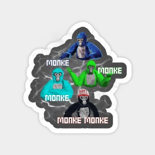 Gorilla Tag Monke Monke VR Gamer Magnet