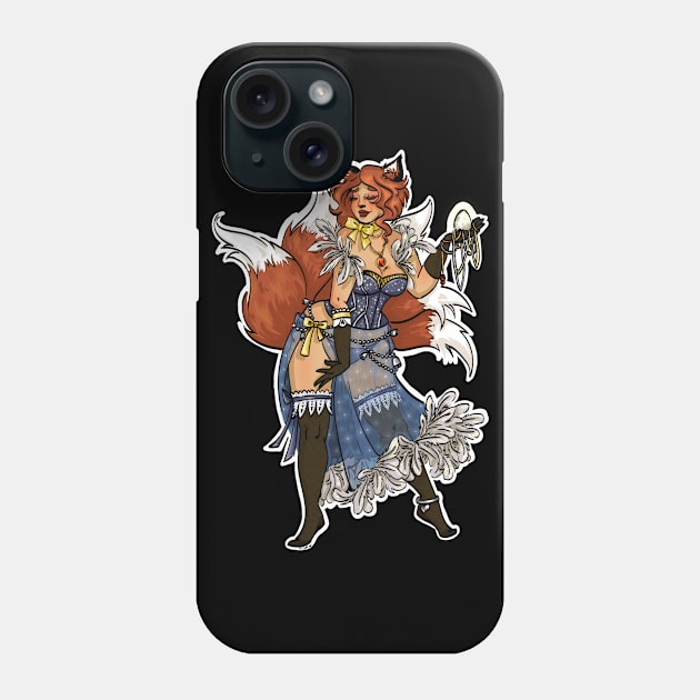 Kitsune in a Henhouse Phone Case by Labrattish