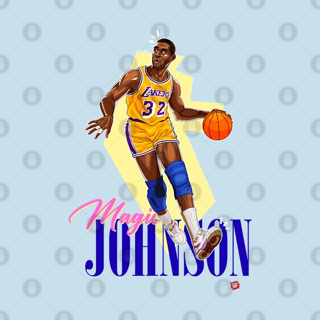 Magic Johnson by Vallegrito