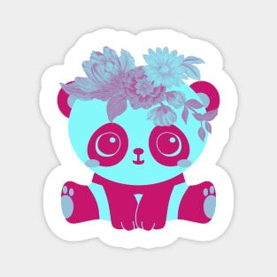 Duotone panda Magnet