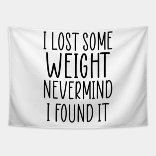 Funny Diet Sarcastic Weightloss Fasting Gym Workout Fitness Tapestry