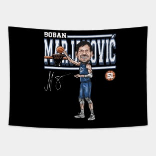 Boban Marjanovic Dallas Cartoon Tapestry