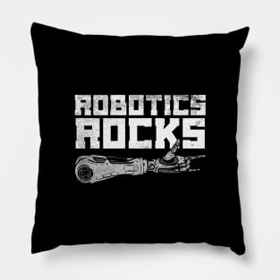 Robotics Rocks Pillow