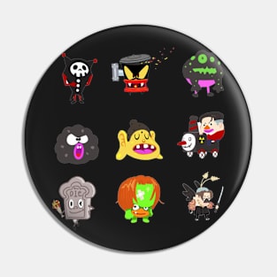 character sticker Pin