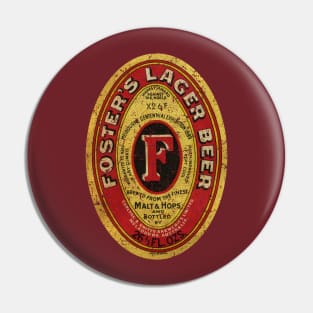 FOSTERS LANGER BEER Pin