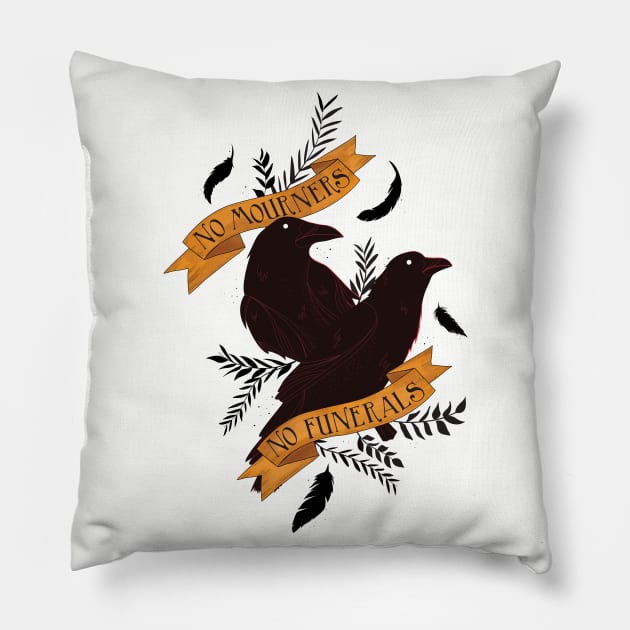 No Mourners, No Funerals Pillow by MasondeDesigns