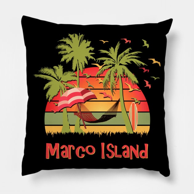 Marco Island Pillow by Nerd_art