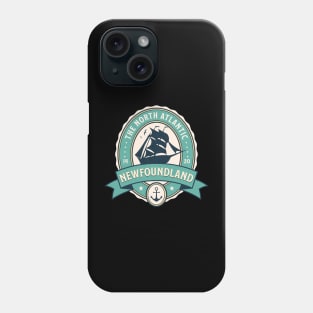 Newfoundland of The North Atlantic Badge Phone Case