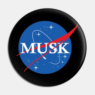 Nasa Musk Logo Pin