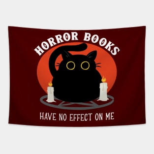 Horror Books Have No Effect On Me Tapestry