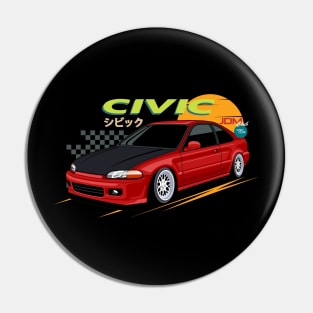 Civic Cars JDM Style Pin