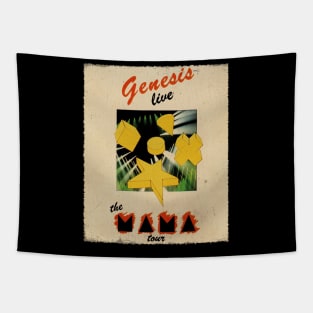 The Gabriel Era - Relive the Genesis' Progression with This Inspired T-Shirt Tapestry