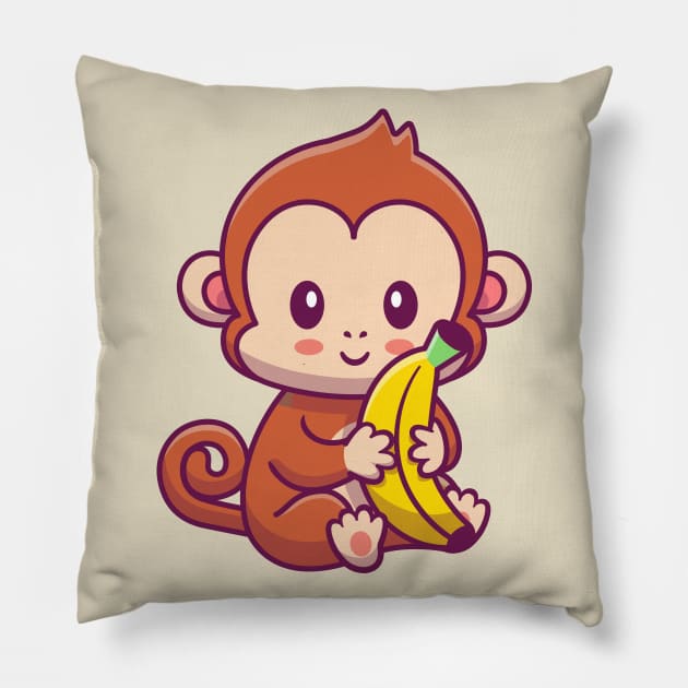 Monkey Decorative Pillow