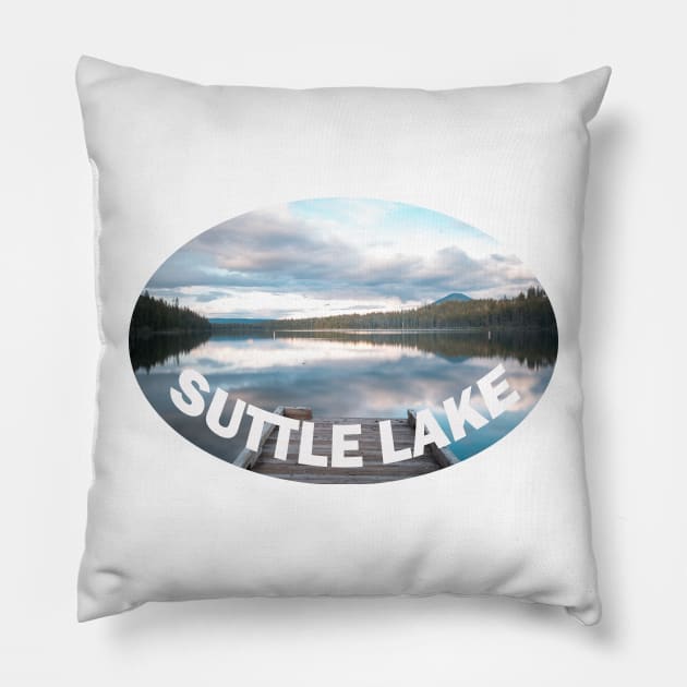 Suttle Lake Oregon Pillow by stermitkermit