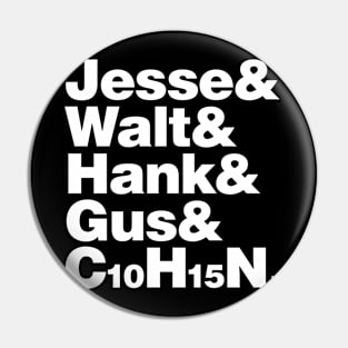 JESSE, WALT, C10H15N Pin