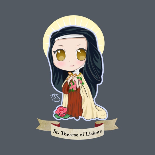 Chibi St. Therese of Lisieux by Megasha