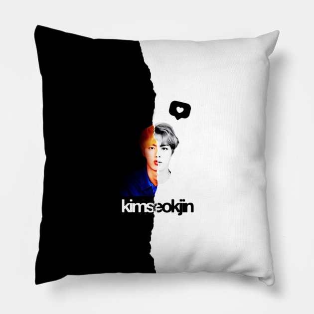 JIN - BTS - LOVE YOURSELF 結 ANSWER - L Pillow by clairelions