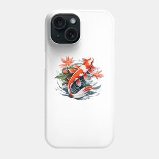 Koi Fish In A Pond Phone Case