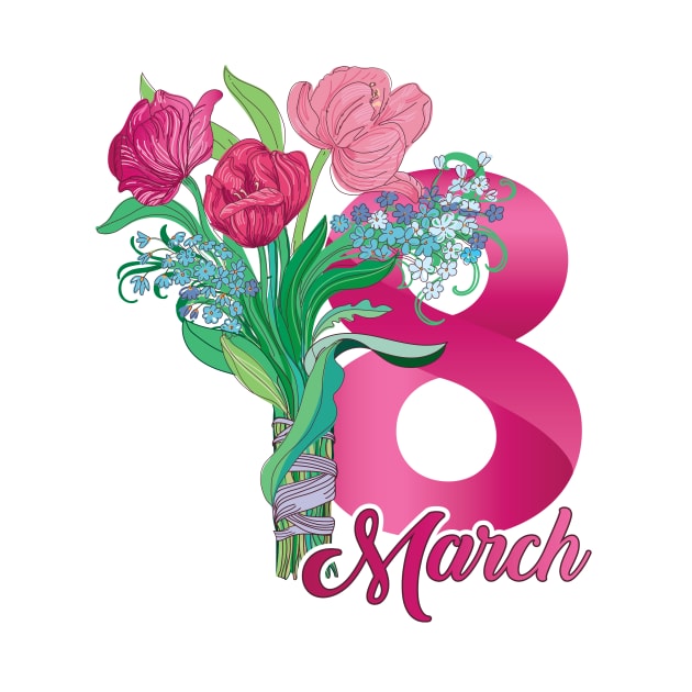 International women's day, 8th March by IngaDesign