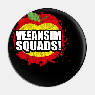 Healthy Veganism Illustrations Tee Shirt Gifts Pin