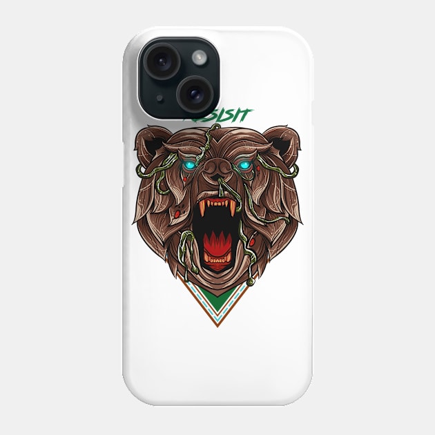 Resist Bear Phone Case by MShams13